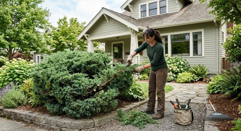 Shrub Pruning in Aiken, SC